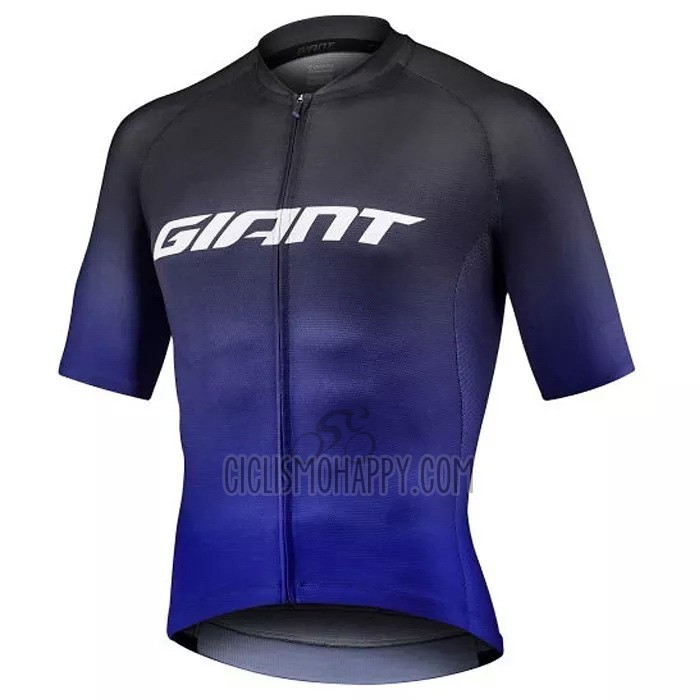 Giant Cycling Jersey Bib Short 2021 Men Short Sleeve Black Purple