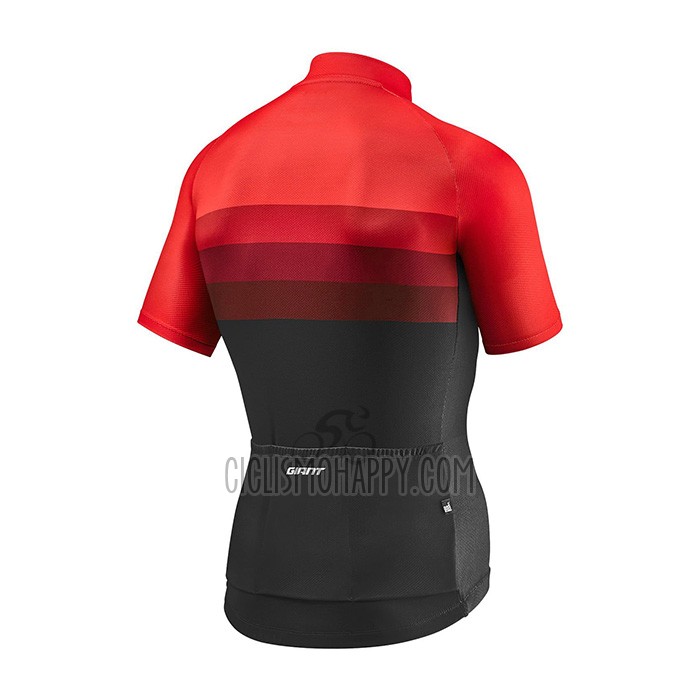 Giant Cycling Jersey Bib Short 2021 Men Short Sleeve Black Red