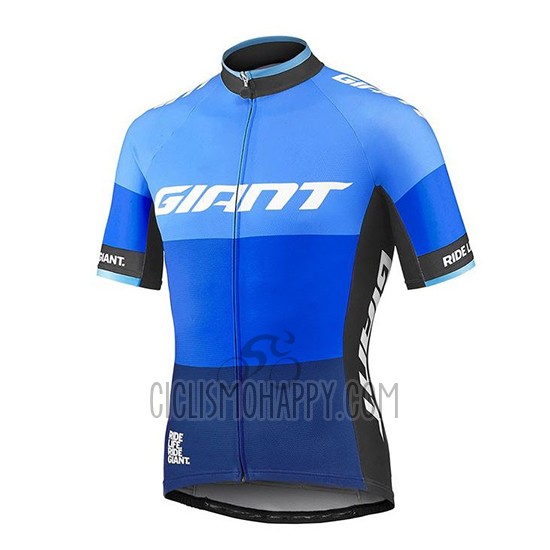 Giant Elevate Cycling Jersey Bib Short 2018 Men Short Sleeve Blue