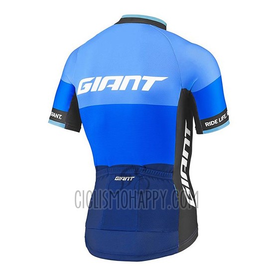 Giant Elevate Cycling Jersey Bib Short 2018 Men Short Sleeve Blue