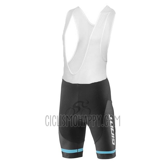 Giant Elevate Cycling Jersey Bib Short 2018 Men Short Sleeve Blue and Black