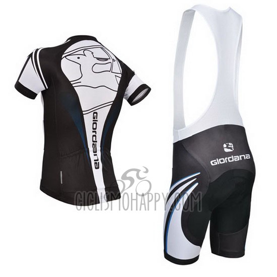 Giordana Cycling Jersey Bib Short 2014 Men Short Sleeve Black