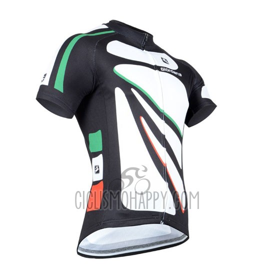 Giordana Cycling Jersey Bib Short 2014 Men Short Sleeve Black and White