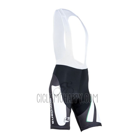 Giordana Cycling Jersey Bib Short 2014 Men Short Sleeve Black and White