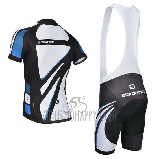 Giordana Cycling Jersey Bib Short 2014 Men Short Sleeve White