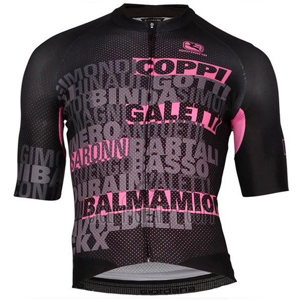 Giordana Cycling Jersey Bib Short 2017 Men Short Sleeve Black