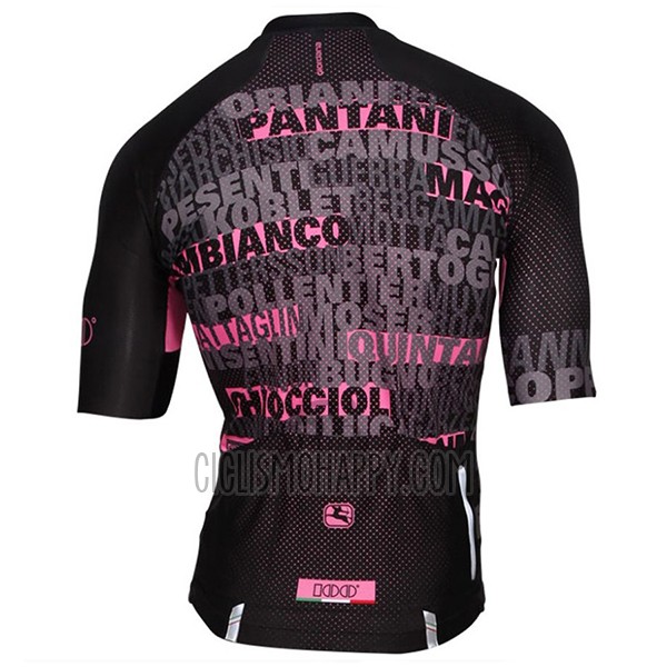 Giordana Cycling Jersey Bib Short 2017 Men Short Sleeve Black
