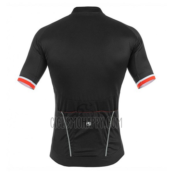 Giordana Silver Line Cycling Jersey Bib Short 2017 Men Short Sleeve Black