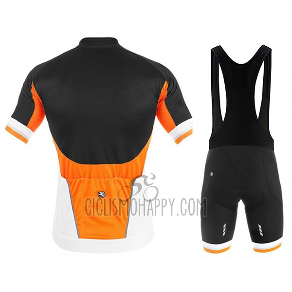 Giordana Silver Line Cycling Jersey Bib Short 2017 Men Short Sleeve Black and White