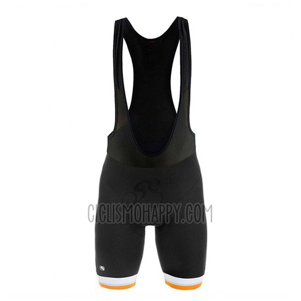 Giordana Silver Line Cycling Jersey Bib Short 2017 Men Short Sleeve Black and White