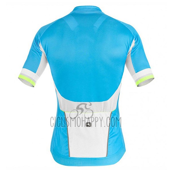 Giordana Silver Line Cycling Jersey Bib Short 2017 Men Short Sleeve Sky Blue