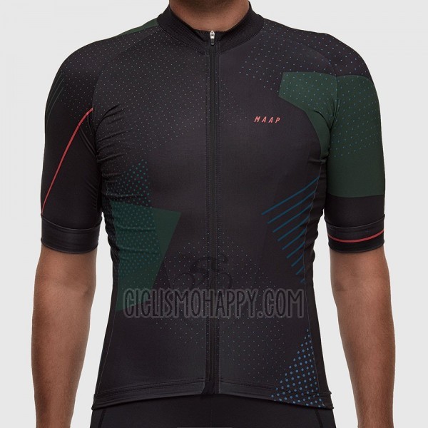 Maap Cycling Jersey Bib Short 2017 Men Short Sleeve Black