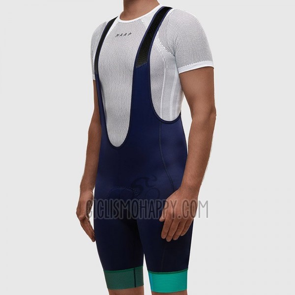 Maap Cycling Jersey Bib Short 2017 Men Short Sleeve Blue and Sky Blue