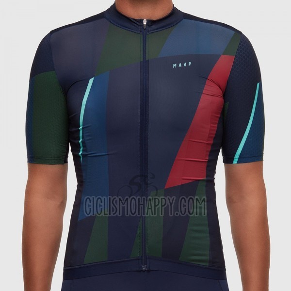 Maap Cycling Jersey Bib Short 2017 Men Short Sleeve Deep Blue
