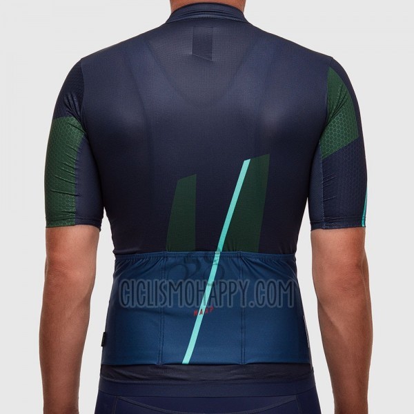 Maap Cycling Jersey Bib Short 2017 Men Short Sleeve Deep Blue