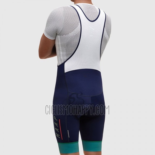 Maap Cycling Jersey Bib Short 2017 Men Short Sleeve Gray and Sky Blue