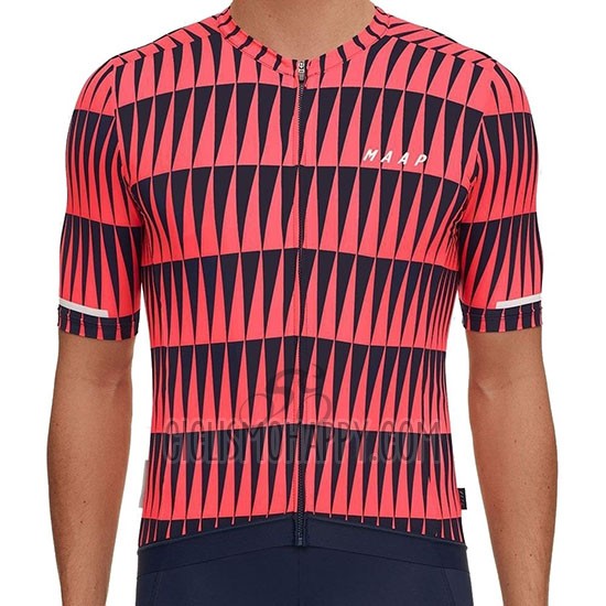 Maap Cycling Jersey Bib Short 2019 Men Short Sleeve Red Black