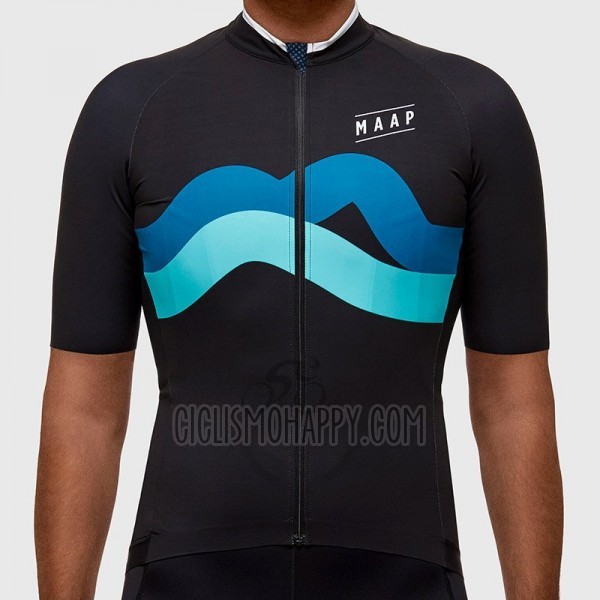 Maap Fat Stripe Cycling Jersey Bib Short 2017 Men Short Sleeve Black