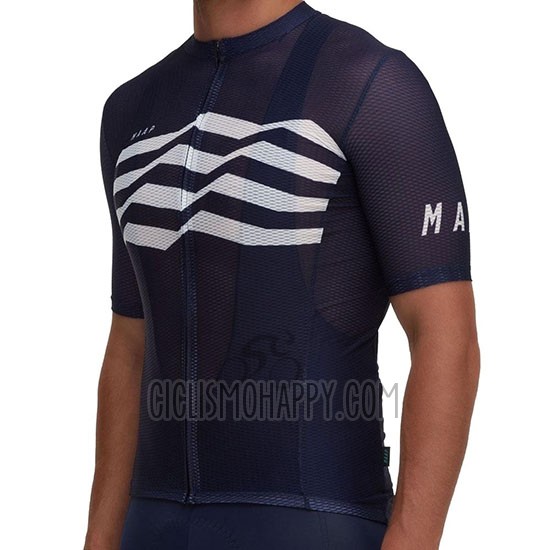 Maap Flag Cycling Jersey Bib Short 2019 Men Short Sleeve Black White Black