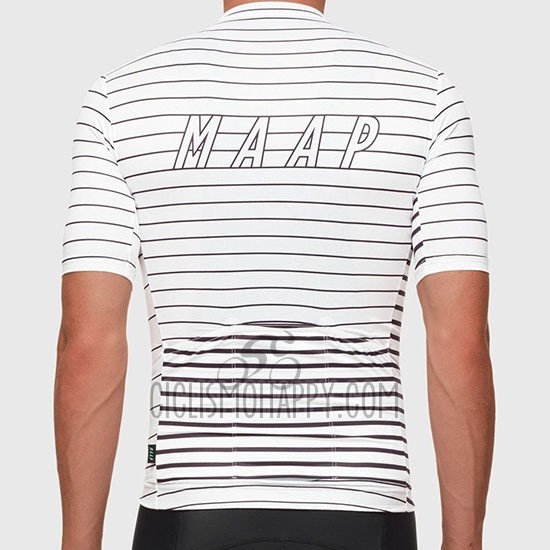 Maap Movement Cycling Jersey Bib Short 2019 Men Short Sleeve White
