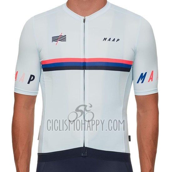 Maap Nationals Cycling Jersey Bib Short 2019 Men Short Sleeve White