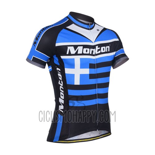 Monton Cycling Jersey Bib Short 2014 Men Short Sleeve Grecia