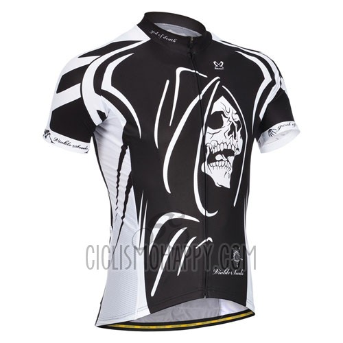 Monton Cycling Jersey Bib Short 2014 Men Short Sleeve White and Black