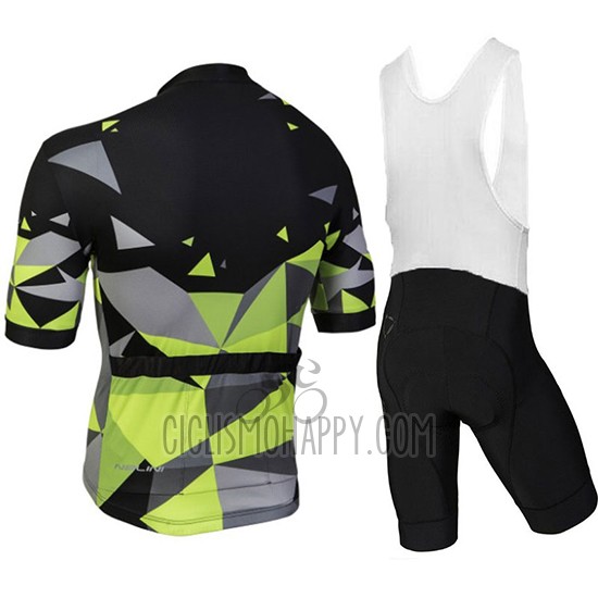 Nalini Ahs Discesa Cycling Jersey Bib Short 2018 Men Short Sleeve Black and Green