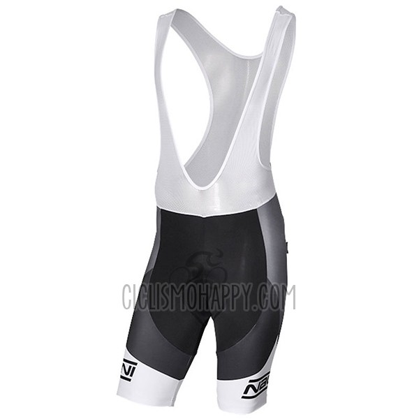 Nalini Artico Cycling Jersey Bib Short 2017 Men Short Sleeve Gray and Black