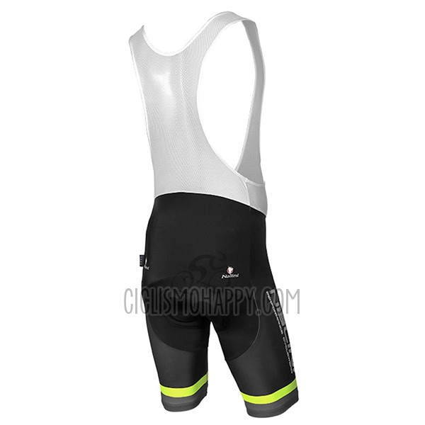 Nalini Brivio Cycling Jersey Bib Short 2017 Men Short Sleeve Black and Gray
