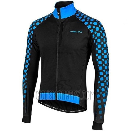 Nalini CRIT 3l 2.0 Cycling Jersey Bib Tight 2019 Men Long Sleeve Black Blue