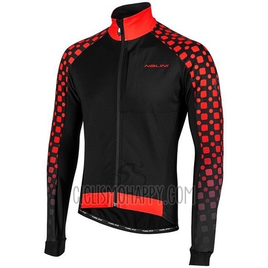Nalini CRIT 3l 2.0 Cycling Jersey Bib Tight 2019 Men Long Sleeve Black Red