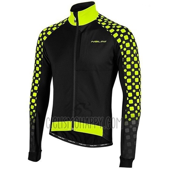 Nalini CRIT 3l 2.0 Cycling Jersey Bib Tight 2019 Men Long Sleeve Black Yellow