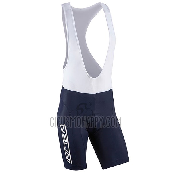 Nalini Champion Cycling Jersey Bib Short 2017 Men Short Sleeve Blue and White