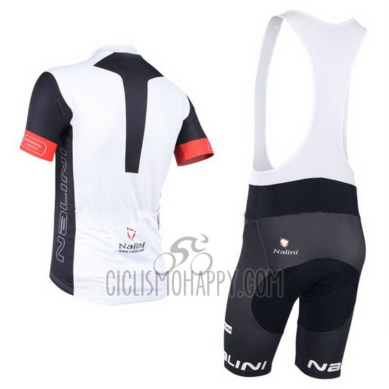 Nalini Cycling Jersey Bib Short 2013 Men Short Sleeve Black and White