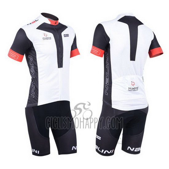 Nalini Cycling Jersey Bib Short 2013 Men Short Sleeve Black and White