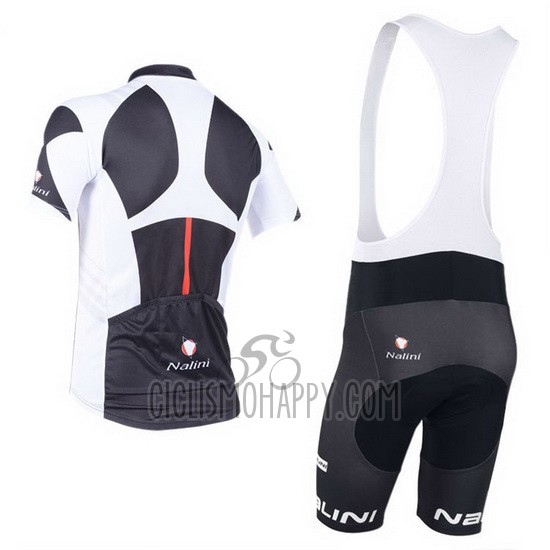 Nalini Cycling Jersey Bib Short 2013 Men Short Sleeve Gray and Black