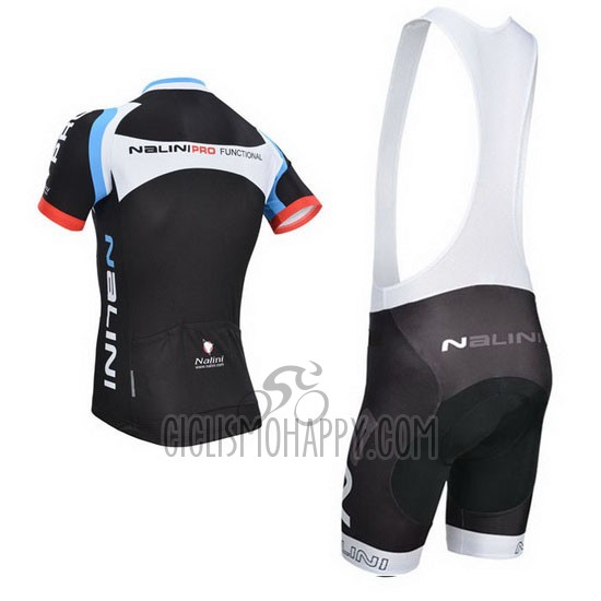 Nalini Cycling Jersey Bib Short 2014 Men Short Sleeve Black