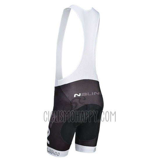 Nalini Cycling Jersey Bib Short 2014 Men Short Sleeve Black and White