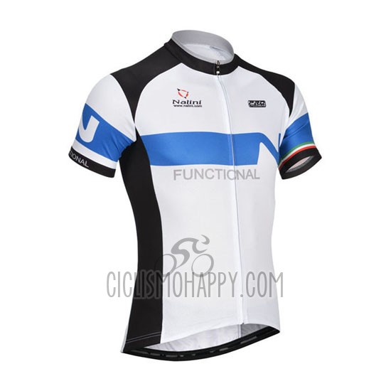 Nalini Cycling Jersey Bib Short 2014 Men Short Sleeve Black and White