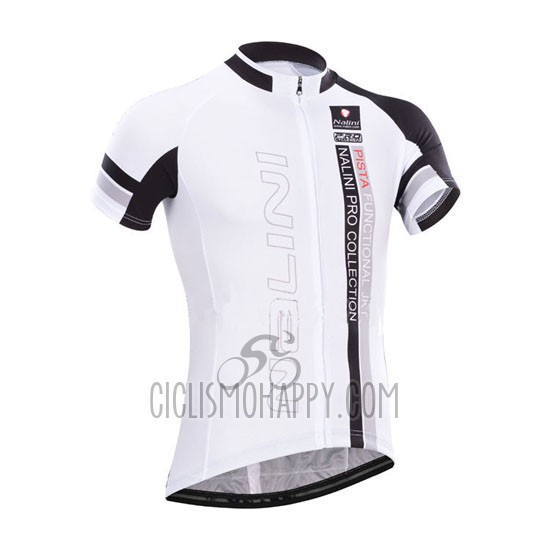 Nalini Cycling Jersey Bib Short 2014 Men Short Sleeve White