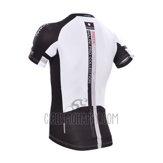 Nalini Cycling Jersey Bib Short 2014 Men Short Sleeve White