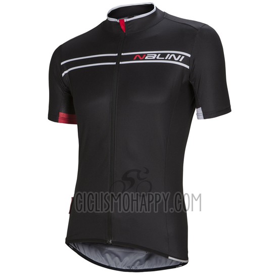Nalini Cycling Jersey Bib Short 2016 Men Short Sleeve Black