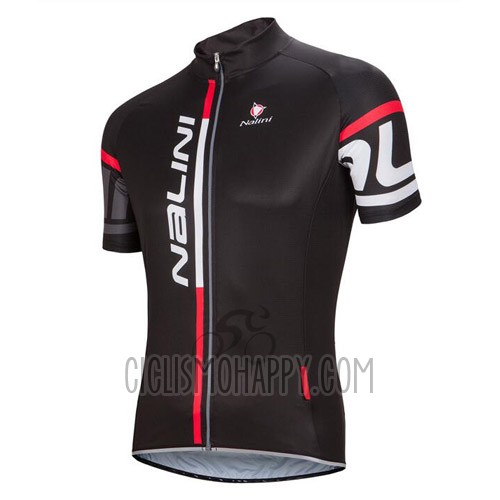 Nalini Cycling Jersey Bib Short 2016 Men Short Sleeve Black and Red