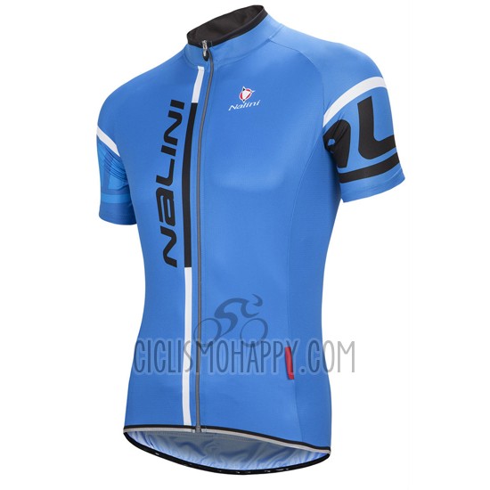 Nalini Cycling Jersey Bib Short 2016 Men Short Sleeve Blue