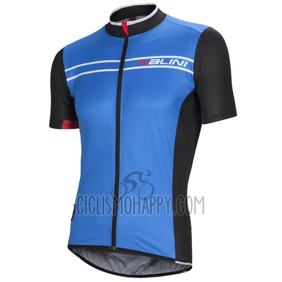 Nalini Cycling Jersey Bib Short 2016 Men Short Sleeve Blue and Black