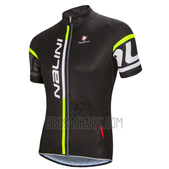 Nalini Cycling Jersey Bib Short 2016 Men Short Sleeve Deep Black