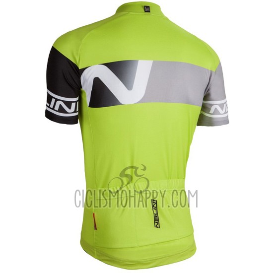 Nalini Cycling Jersey Bib Short 2016 Men Short Sleeve Light Green