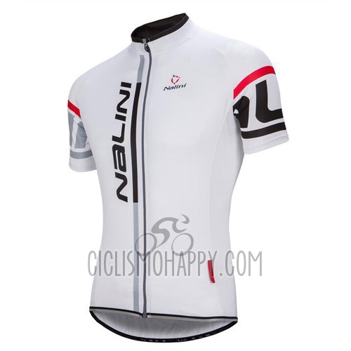 Nalini Cycling Jersey Bib Short 2016 Men Short Sleeve White