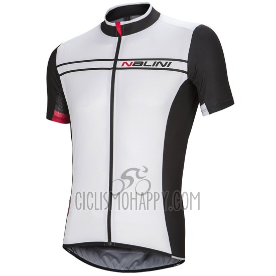 Nalini Cycling Jersey Bib Short 2016 Men Short Sleeve White and Black